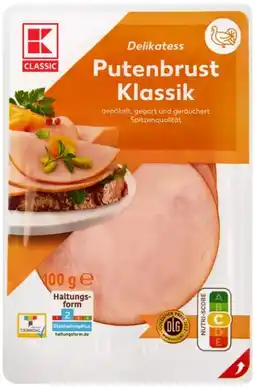 Kaufland Gut & Günstig Delikatess Putenbrust Classic Angebot