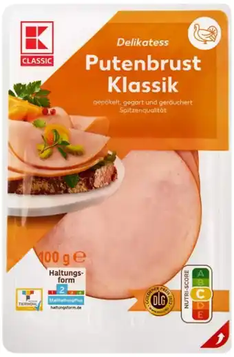 Kaufland Gut & Günstig Delikatess Putenbrust Classic Angebot