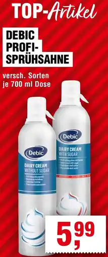Handelshof Debic profi sprühsahne Angebot