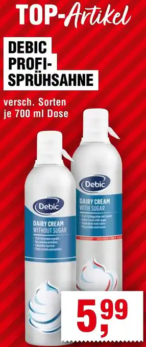 Handelshof Debic profi sprühsahne Angebot