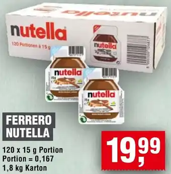 Handelshof Ferrero nutella Angebot