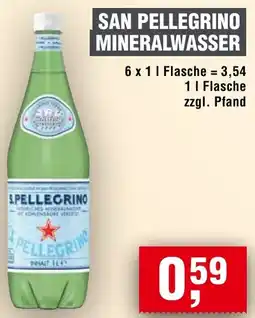 Handelshof San pellegrino mineralwasser Angebot