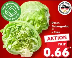 Kaufland Dtsch. Eisbergsalat Angebot