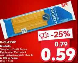 Kaufland K-CLASSIC Nudeln Angebot