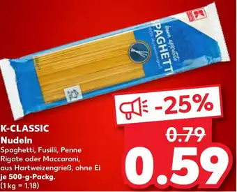 Kaufland K-CLASSIC Nudeln Angebot