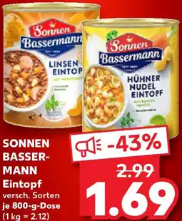 Kaufland SONNEN BASSERMANN Eintopf Angebot