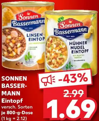 Kaufland SONNEN BASSERMANN Eintopf Angebot