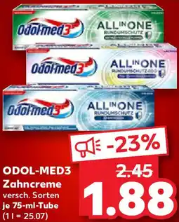 Kaufland ODOL-MED3 Zahncreme Angebot