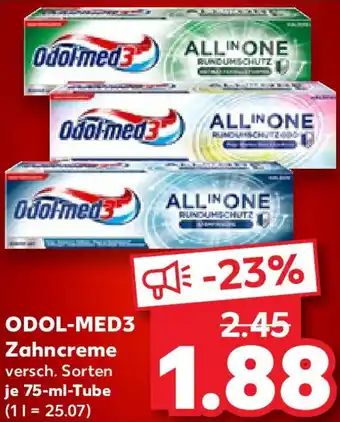 Kaufland ODOL-MED3 Zahncreme Angebot