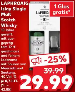 Kaufland LAPHROAIG Islay Single Malt Scotch Whisky Angebot