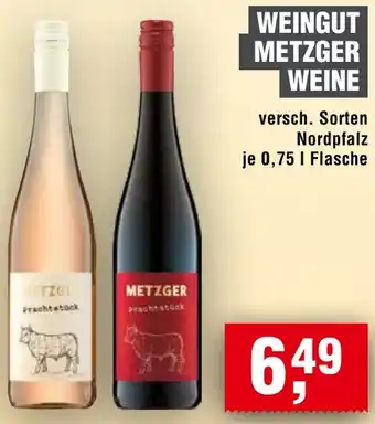 Handelshof Weingut metzger weine Angebot