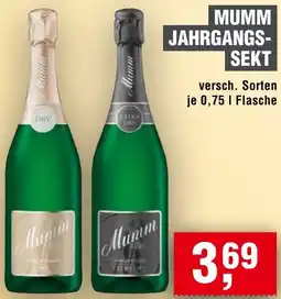 Handelshof Mumm jahrgangssekt Angebot