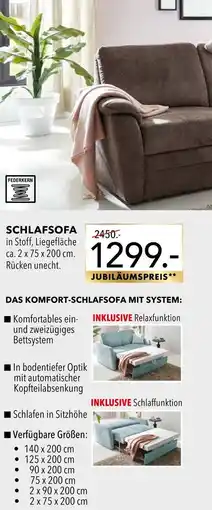 Multipolster Schlafsofa Angebot