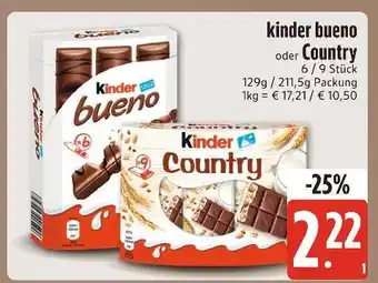 Edeka Kinder bueno Angebot