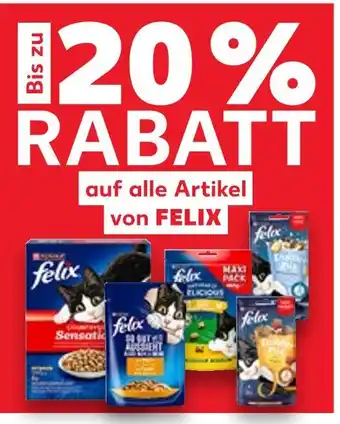 Kaufland Felix 20 % rabatt Angebot