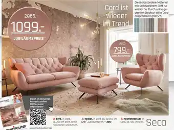 Multipolster Sofa seca Angebot