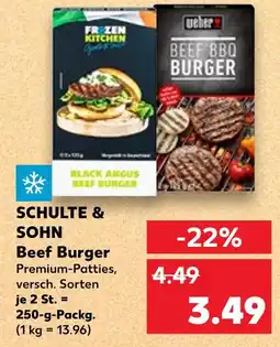 Kaufland Schulte & sohn beef burger Angebot