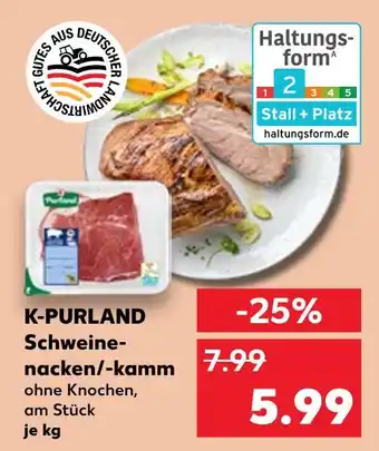 Kaufland K-purland schweinenacken/-kamm Angebot