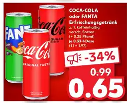 Kaufland Coca-cola erfrischungsgetränk Angebot