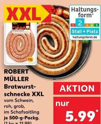 Kaufland Robert müller bratwurstschnecke xxl Angebot