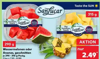 Kaufland Sanlucar the sunshine snack wassermelonen Angebot