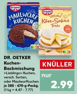 Kaufland Dr. oetker maulwurf kuchen Angebot