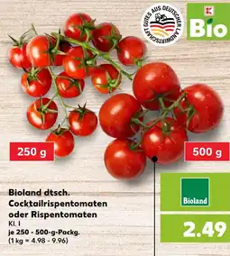 Kaufland Bioland cocktailrispentomaten Angebot