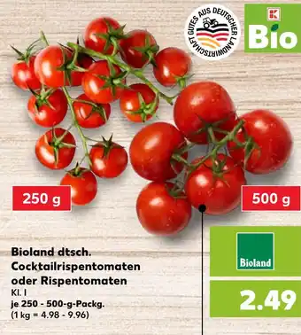 Kaufland Bioland cocktailrispentomaten Angebot