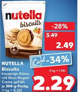 Kaufland Nutella biscuits Angebot