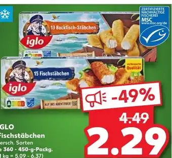 Kaufland Iglo backfisch-stäbchen Angebot