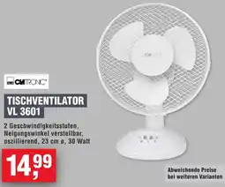 Handelshof Clatronic tischventilator VL 3601 Angebot