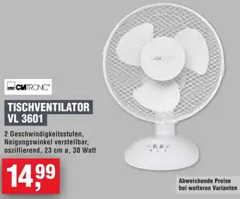 Handelshof Clatronic tischventilator VL 3601 Angebot