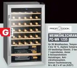 Handelshof PROFI COOK Weinkühlschrank PC-WK 1235 Angebot