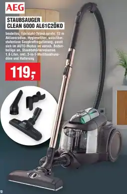 Handelshof AEG Staubsauger CLEAN 6000 AL61C2ÖKO Angebot