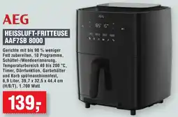 Handelshof AEG Heissluft-fritteuse AAF7SB 8000 Angebot