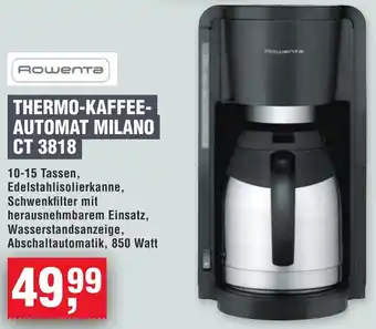Handelshof Rowenta thermo-kaffeeautomat milano CT 3818 Angebot