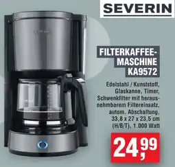 Handelshof SEVERIN Filterkaffeemaschine KA9572 Angebot