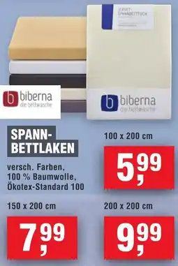 Handelshof Biberna spannbettlaken Angebot