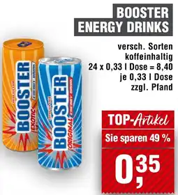 Handelshof Booster energy drinks Angebot