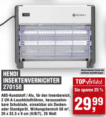 Handelshof Hendi Insektenvernichter 270158 Angebot
