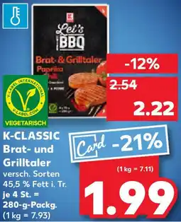 Kaufland K-CLASSIC Brat- und Grilltaler Angebot