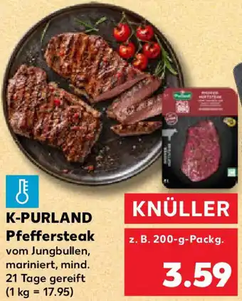 Kaufland K-PURLAND Pfeffersteak Angebot
