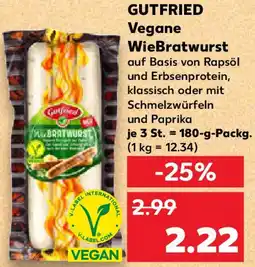 Kaufland GUTFRIED Vegane WieBratwurst Angebot