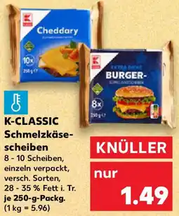 Kaufland K-CLASSIC Schmelzkäsescheiben Angebot