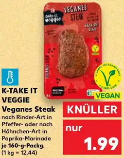 Kaufland K-TAKE IT VEGGIE Veganes Steak Angebot