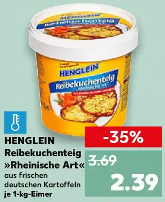 Kaufland HENGLEIN Reibekuchenteig Rheinische Art Angebot
