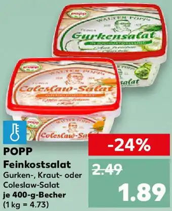 Kaufland POPP Feinkostsalat Angebot