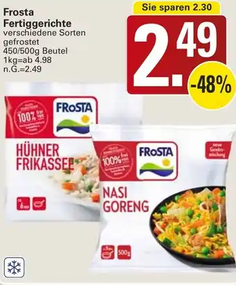 WEZ Frosta Fertiggerichte Angebot