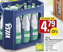 WEZ Vilsa Bio Mineralwasser Angebot