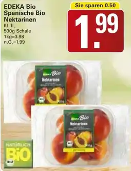 WEZ EDEKA Bio Spanische Bio Nektarinen Angebot